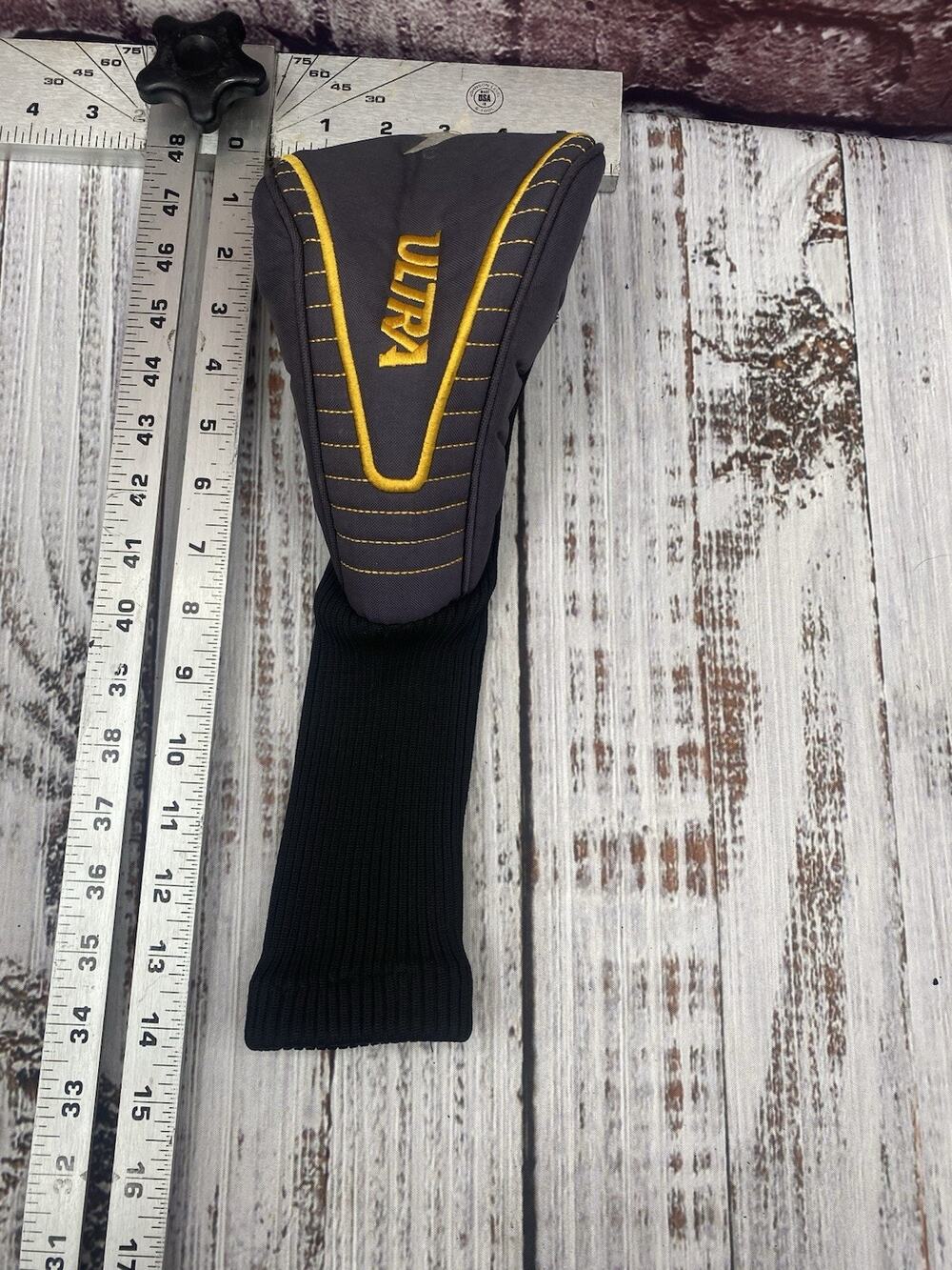 Ultra Driver Headcover Head Cover Good Black & Yellow